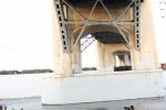 On the L.A. River Ramble, hikers gain rare access to the river under the 6th Street bridge.